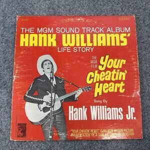 Vintage "Your Cheatin' Heart" LP OST Hank Williams Jr. 1964 MGM Mono Vinyl Clean
